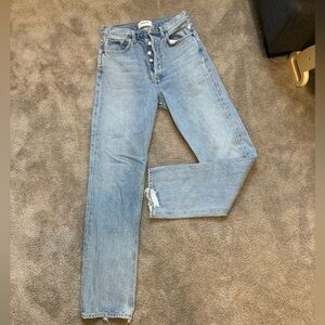 AGOLDE size 25 straight leg jeans